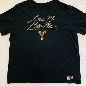 Nike Kobe Bryant Mamba Love Me Hate Me T-Shirt